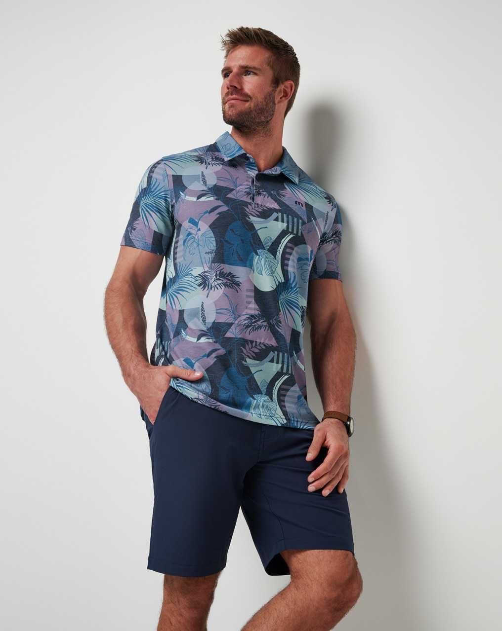 Travis Mathew Featherweight Summer Polo Total Eclipse | ERVSMXZ-35