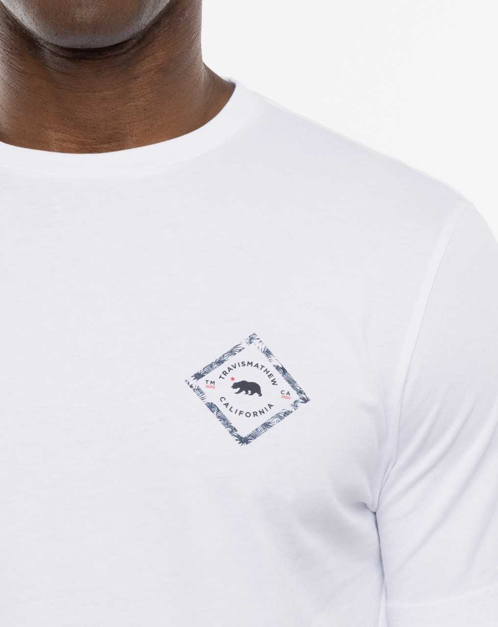 Travis Mathew Fern Canyon 2.0 tee White | KZSJNFC-91