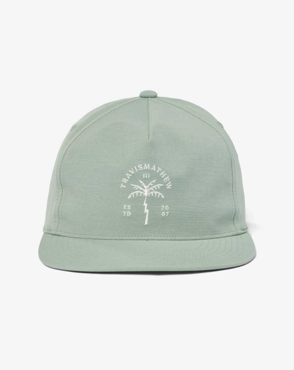 Travis Mathew Finally There Snapback Hat Jadeite | WBXNHGD-74