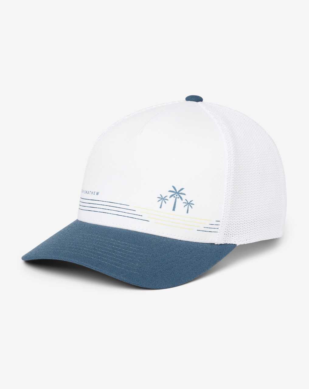 Travis Mathew Follow The Compass Snapback Hat White | CSBHEAK-90