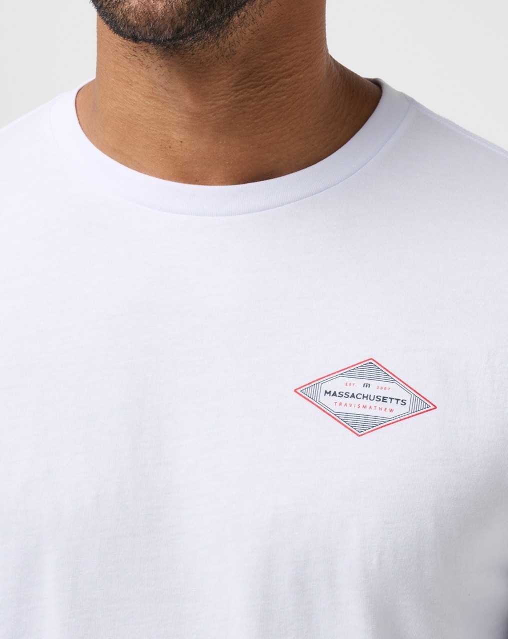 Travis Mathew For Sure Tee White | XEZGFLR-94