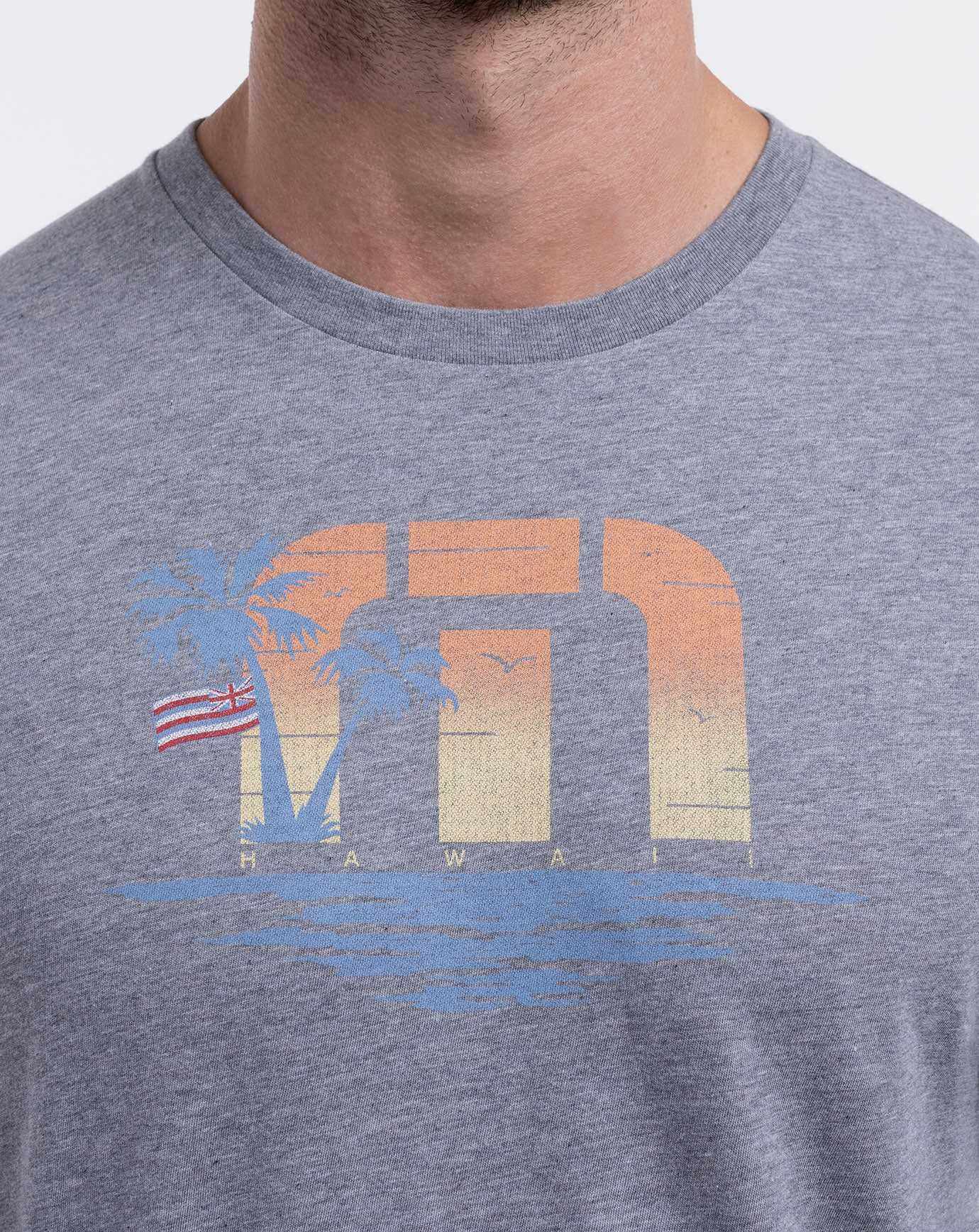 Travis Mathew Fourwinds Tee Heather Grey | DJGSWXH-06