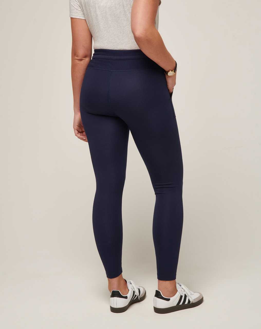 Travis Mathew Friday Ponte Pocket Legging Navy | HFQLOMB-91