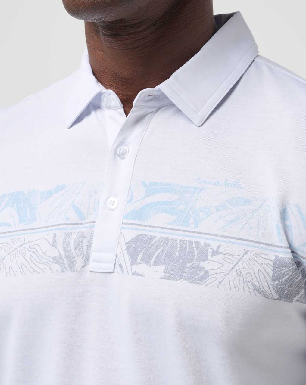 Travis Mathew Friendly Isle Polo White | TKADSGJ-02