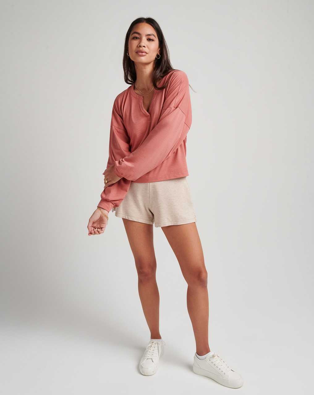 Travis Mathew Girls Night Top Brick Dust | NQDZRUL-40