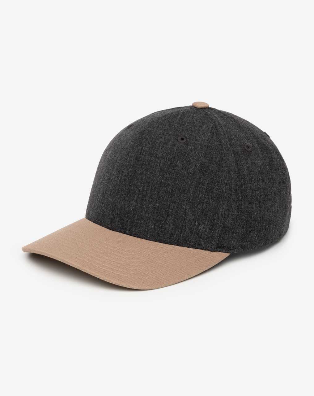 Travis Mathew Go Around Snapback Hat Heather Black | MDCRHVS-83