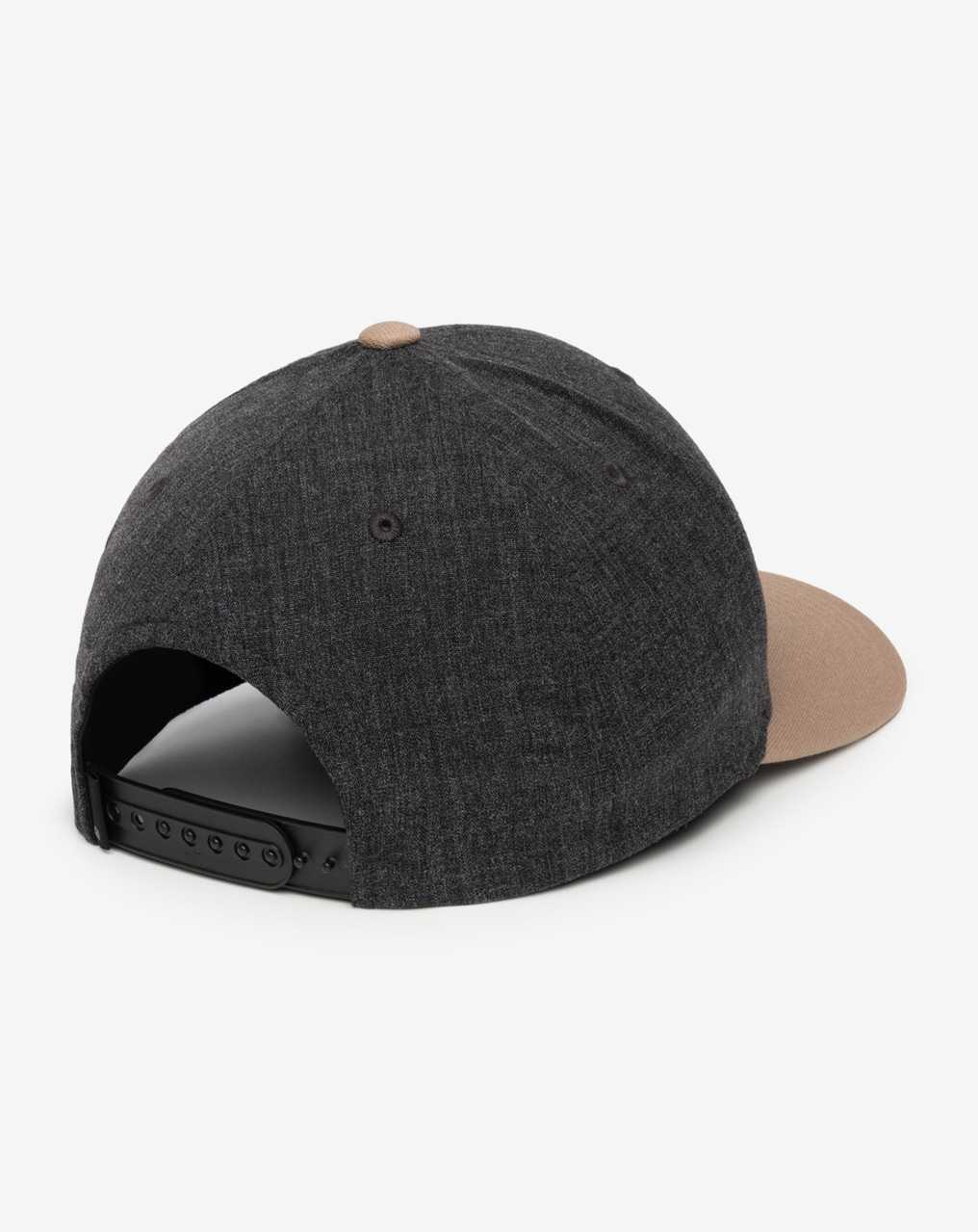 Travis Mathew Go Around Snapback Hat Heather Black | MDCRHVS-83