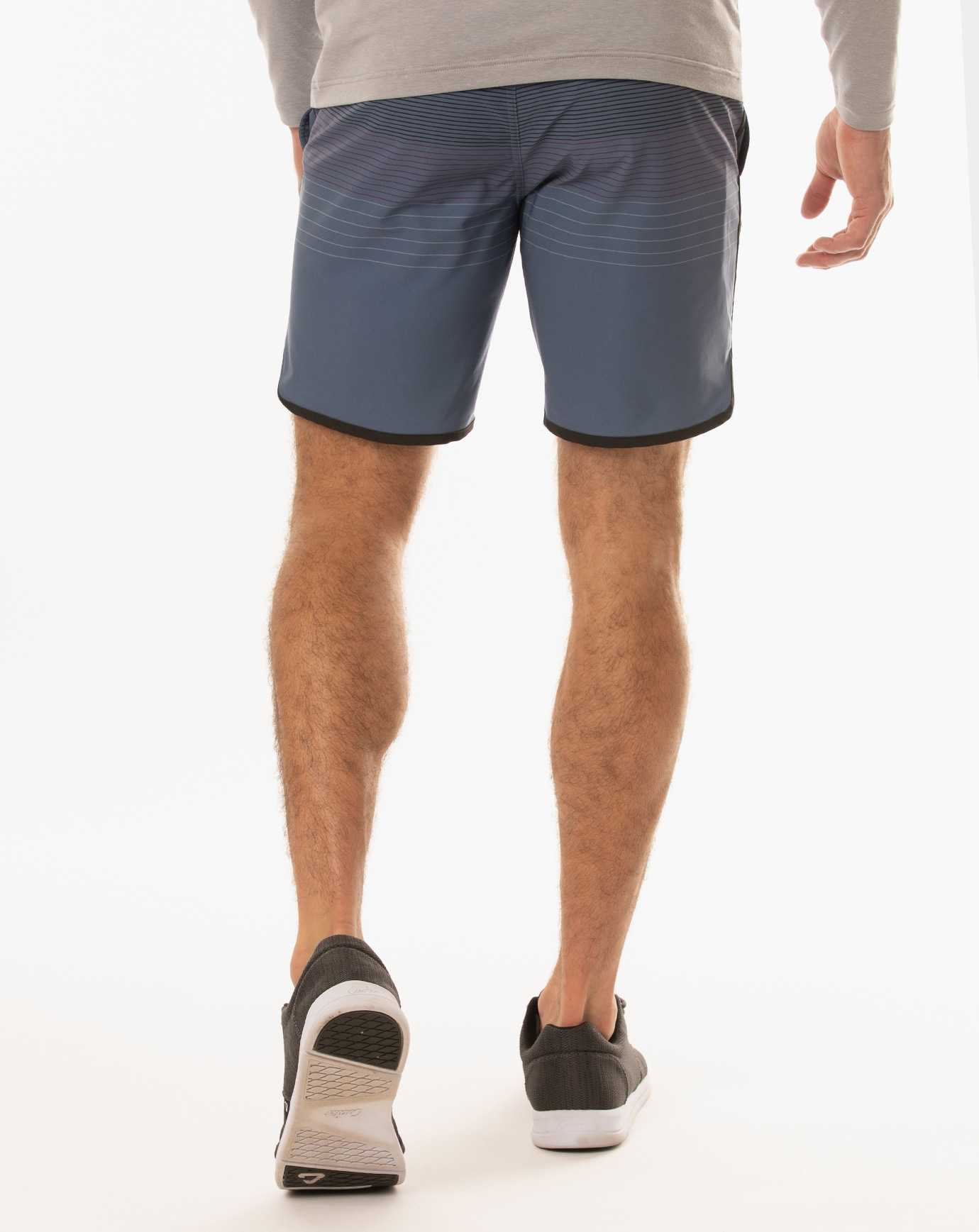 Travis Mathew Go Time Active Short 7.5in Vintage Indigo | AUXOMTG-56