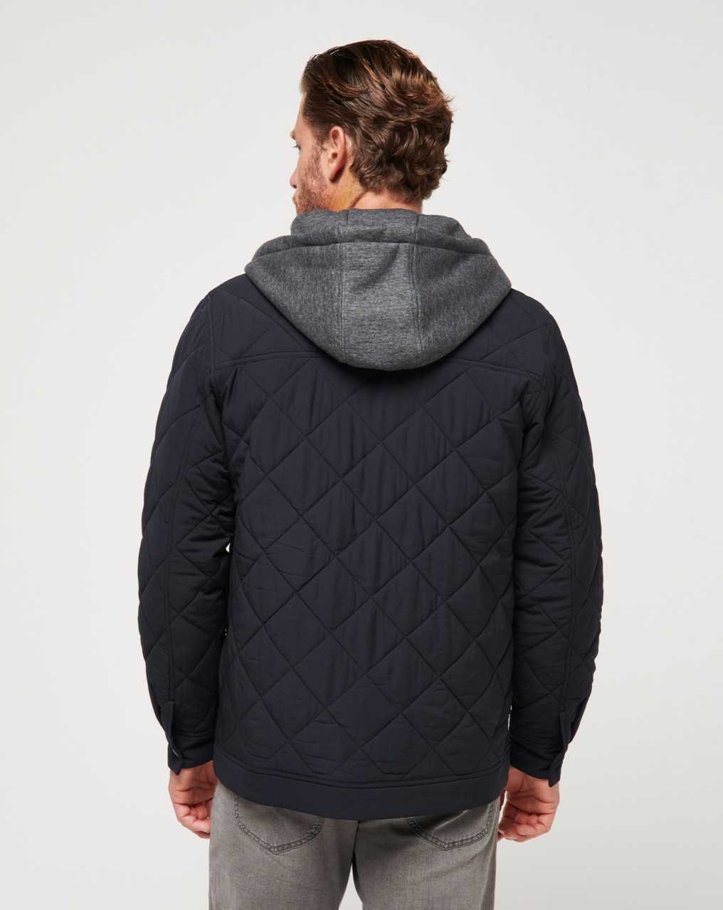 Travis Mathew Grey Wave Full Zip Hoodie Black | CAMFPJH-06