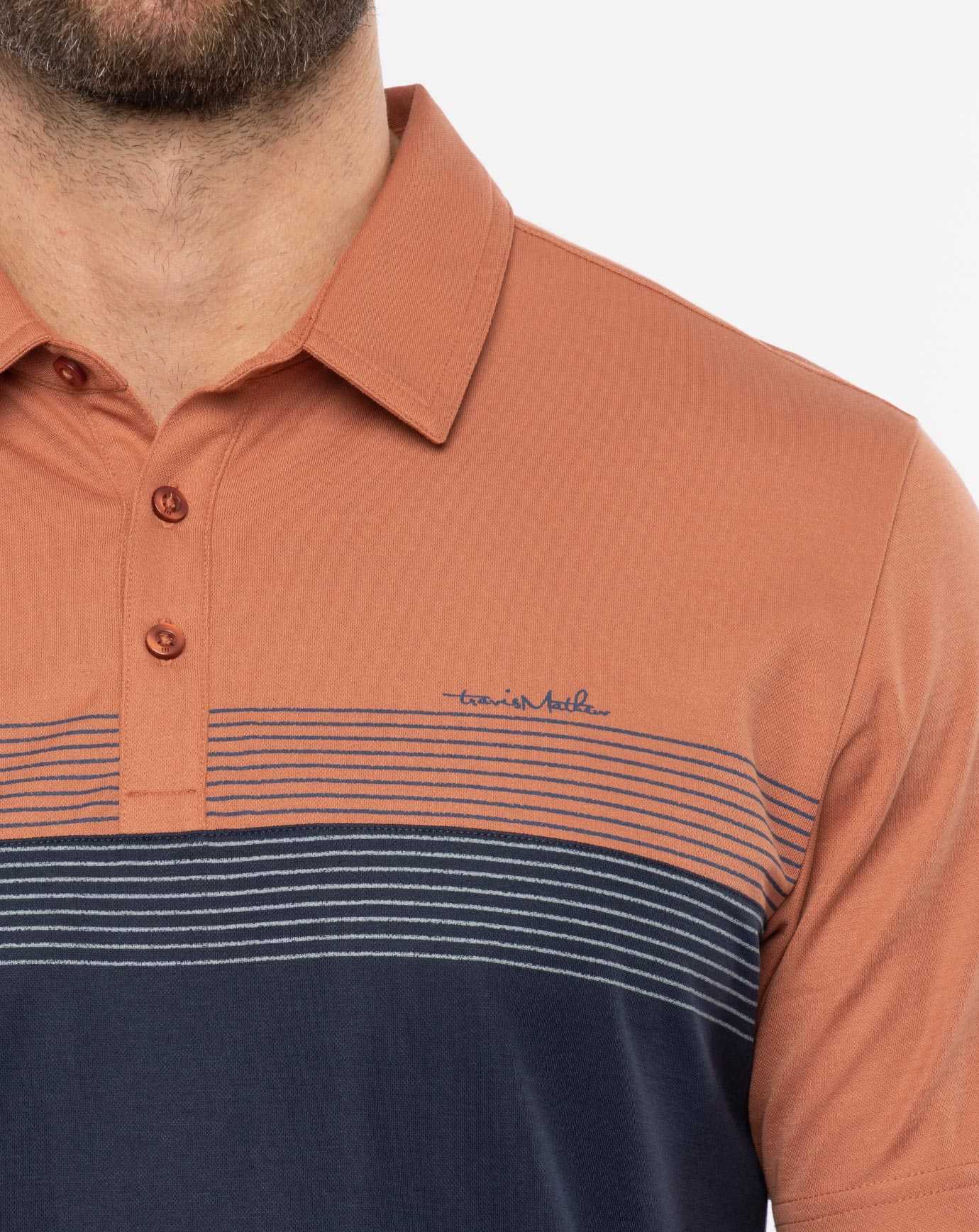 Travis Mathew Guest Services Polo Copper | RKHYPFL-15