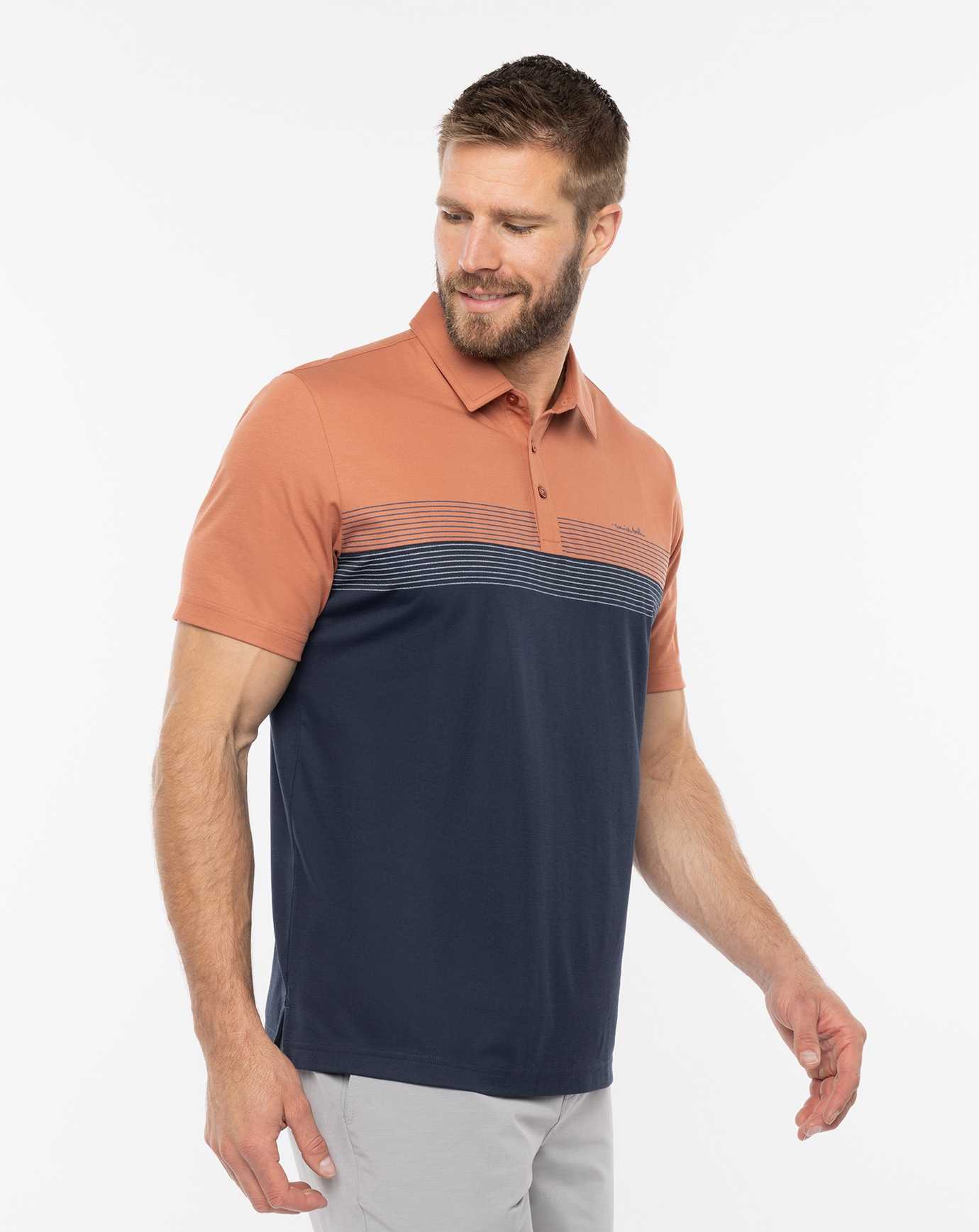 Travis Mathew Guest Services Polo Copper | RKHYPFL-15