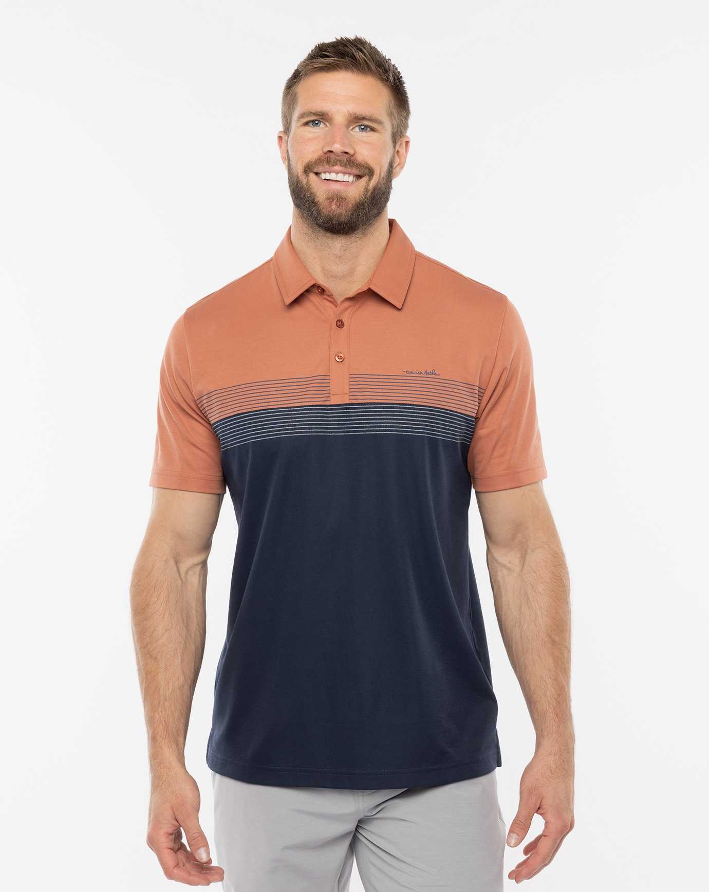 Travis Mathew Guest Services Polo Copper | RKHYPFL-15