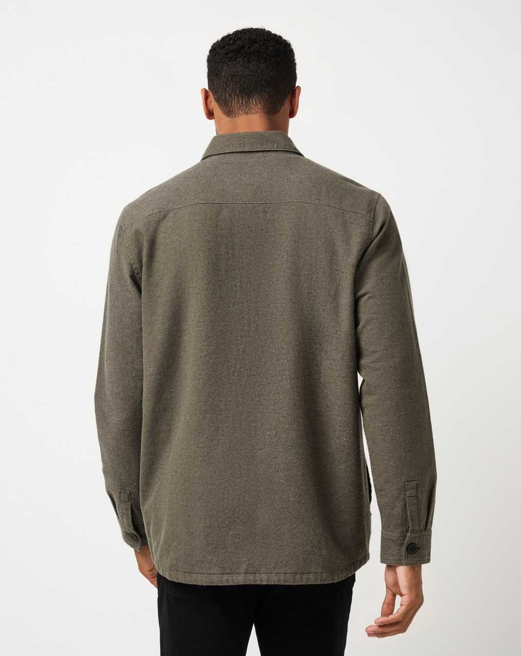 Travis Mathew Halfway There Shirt Jacket Dark Olive | WIJFQPB-58