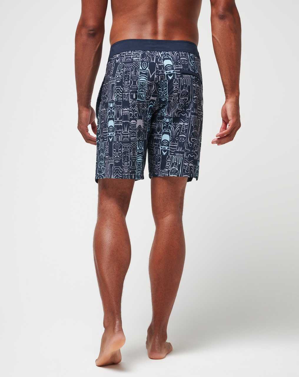 Travis Mathew Hamakua Boardshort Total Eclipse | KFMIQTA-89