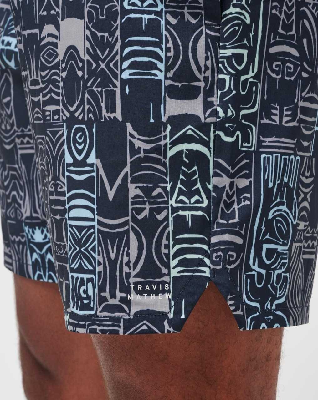 Travis Mathew Hamakua Boardshort Total Eclipse | KFMIQTA-89