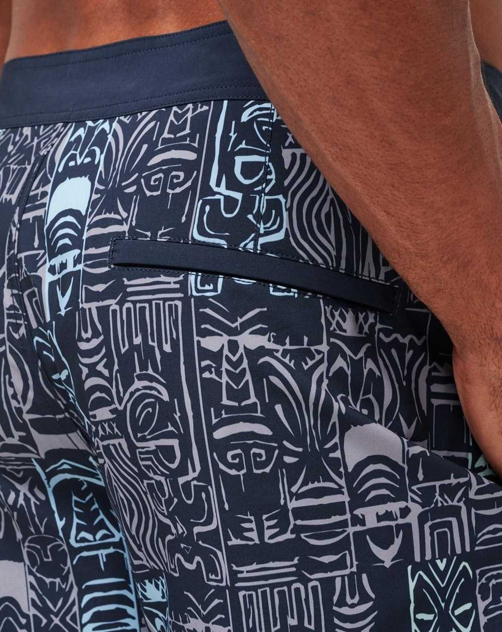 Travis Mathew Hamakua Boardshort Total Eclipse | KFMIQTA-89