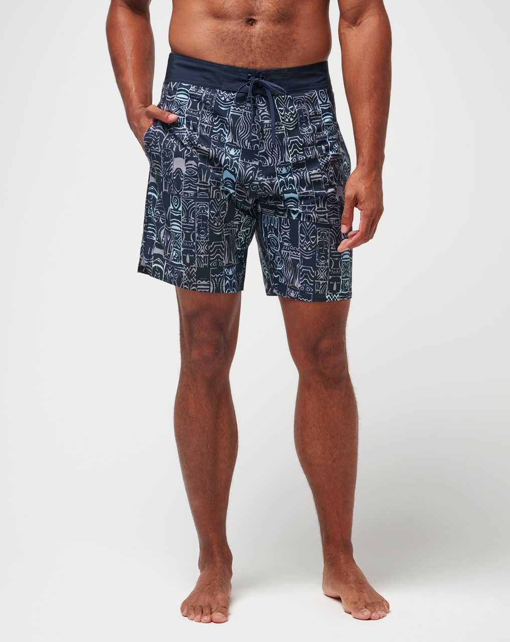 Travis Mathew Hamakua Boardshort Total Eclipse | KFMIQTA-89