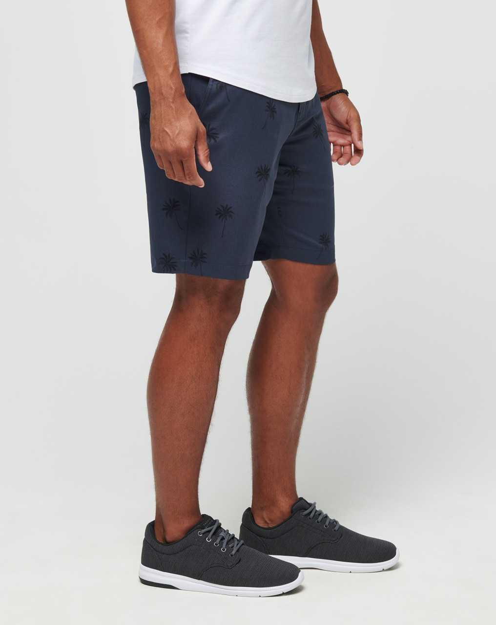 Travis Mathew Hana Hou Short 9in Heather Total Eclipse | ZFXBPCD-42