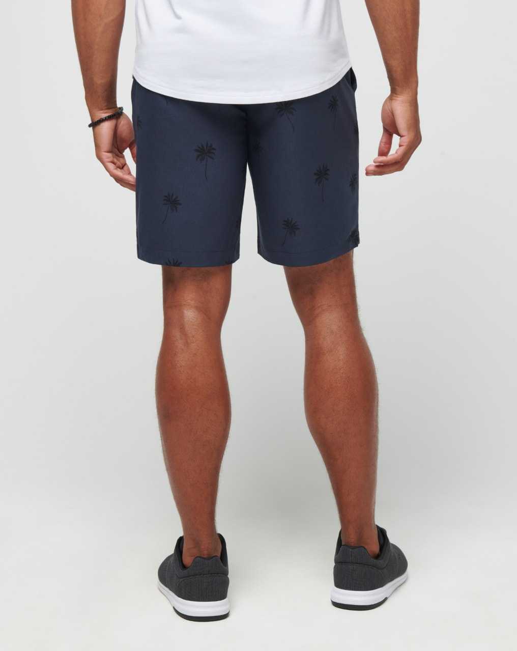 Travis Mathew Hana Hou Short 9in Heather Total Eclipse | ZFXBPCD-42