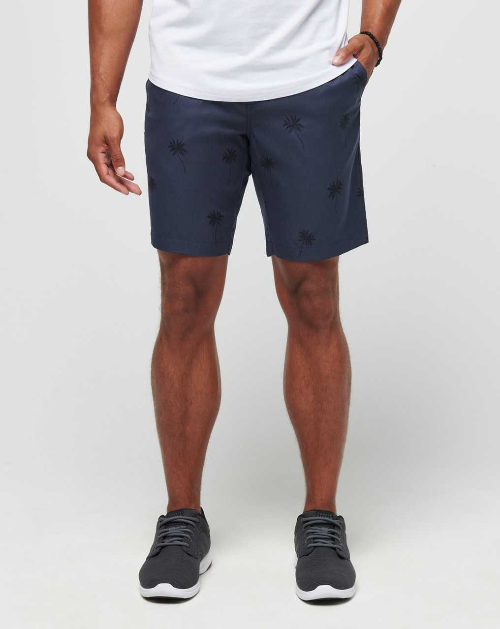 Travis Mathew Hana Hou Short 9in Heather Total Eclipse | ZFXBPCD-42