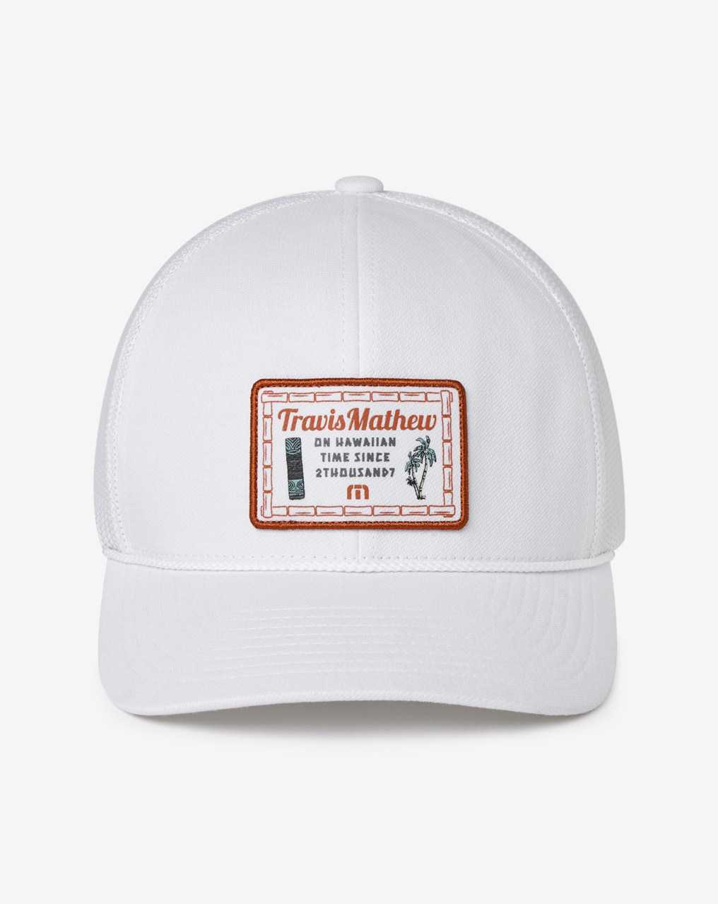 Travis Mathew Haupia Pie Snapback Hat White | JVEPFQB-14