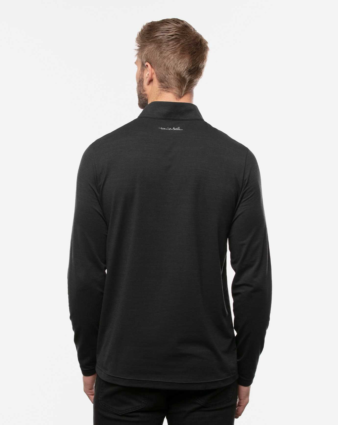 Travis Mathew Havasu 2.0 Quarter Zip Black | BDUWJGL-65