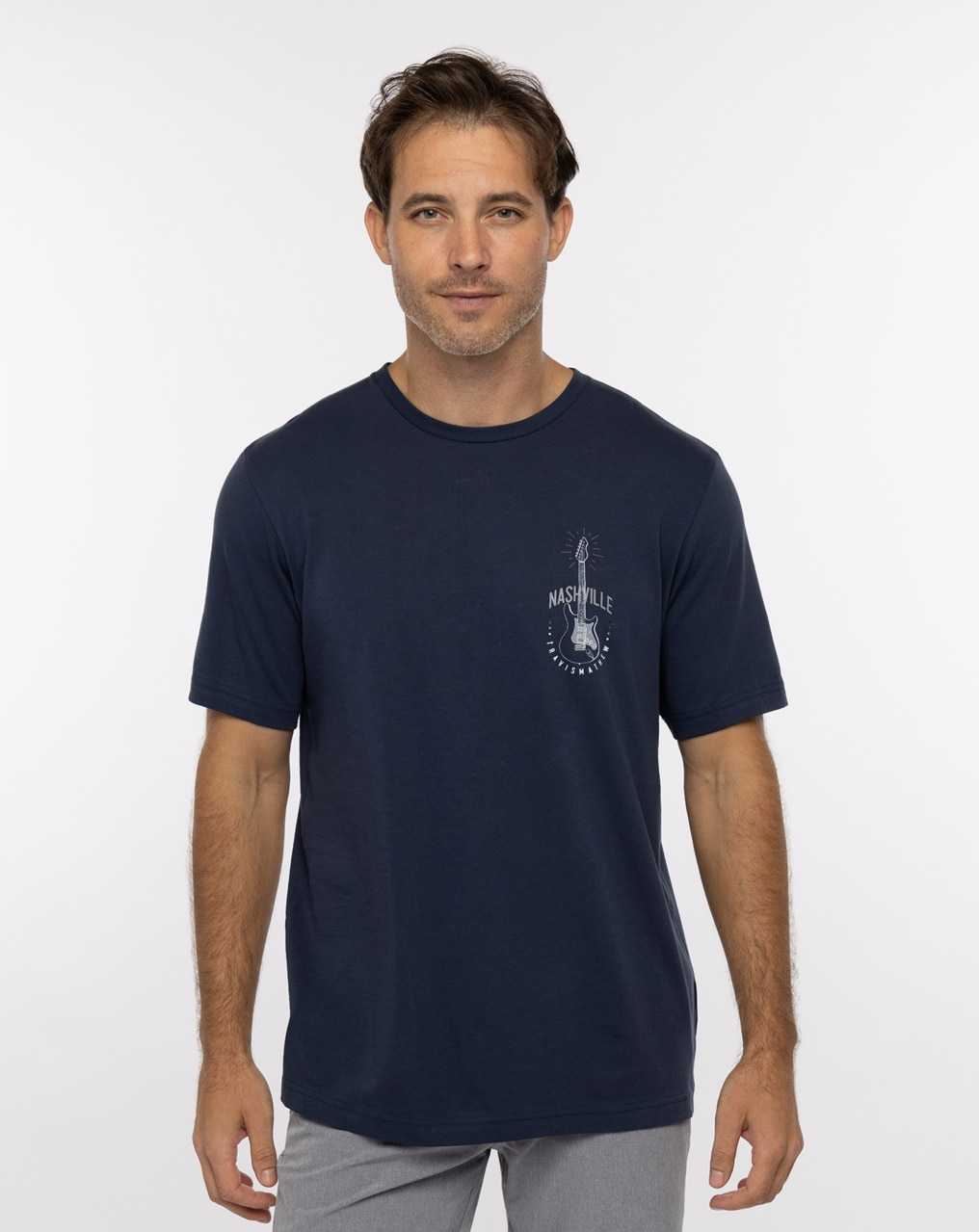 Travis Mathew Headlamp 2.0 Tee Blue Nights | TSLBHFP-64