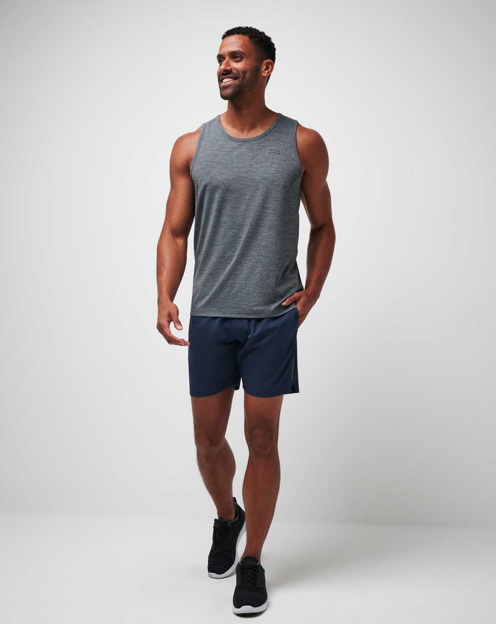 Travis Mathew Heater Pro Tank Heather Grey | GRKLMIN-14