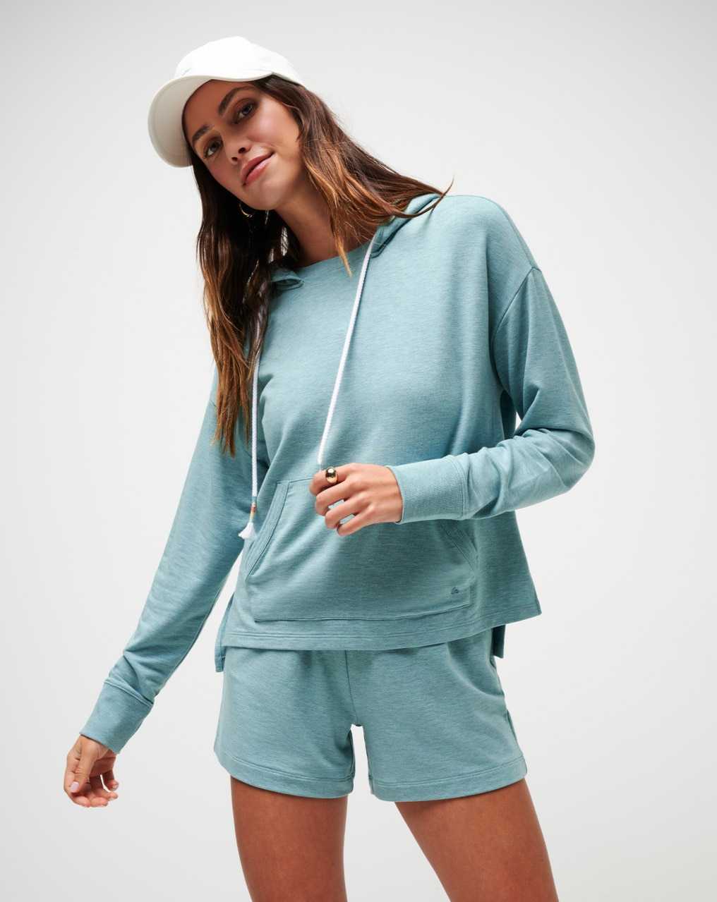 Travis Mathew Hidden Gems 2.0 Cloud Terry Hoodie Heather Cameo | SWZFCJQ-50