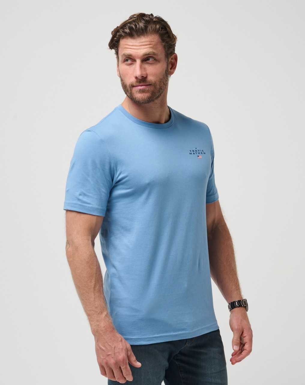 Travis Mathew Holiplay Tee Quiet Harbor | ZRKEJFO-78