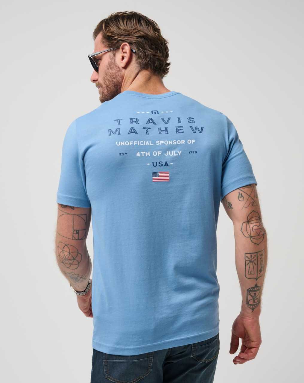 Travis Mathew Holiplay Tee Quiet Harbor | ZRKEJFO-78