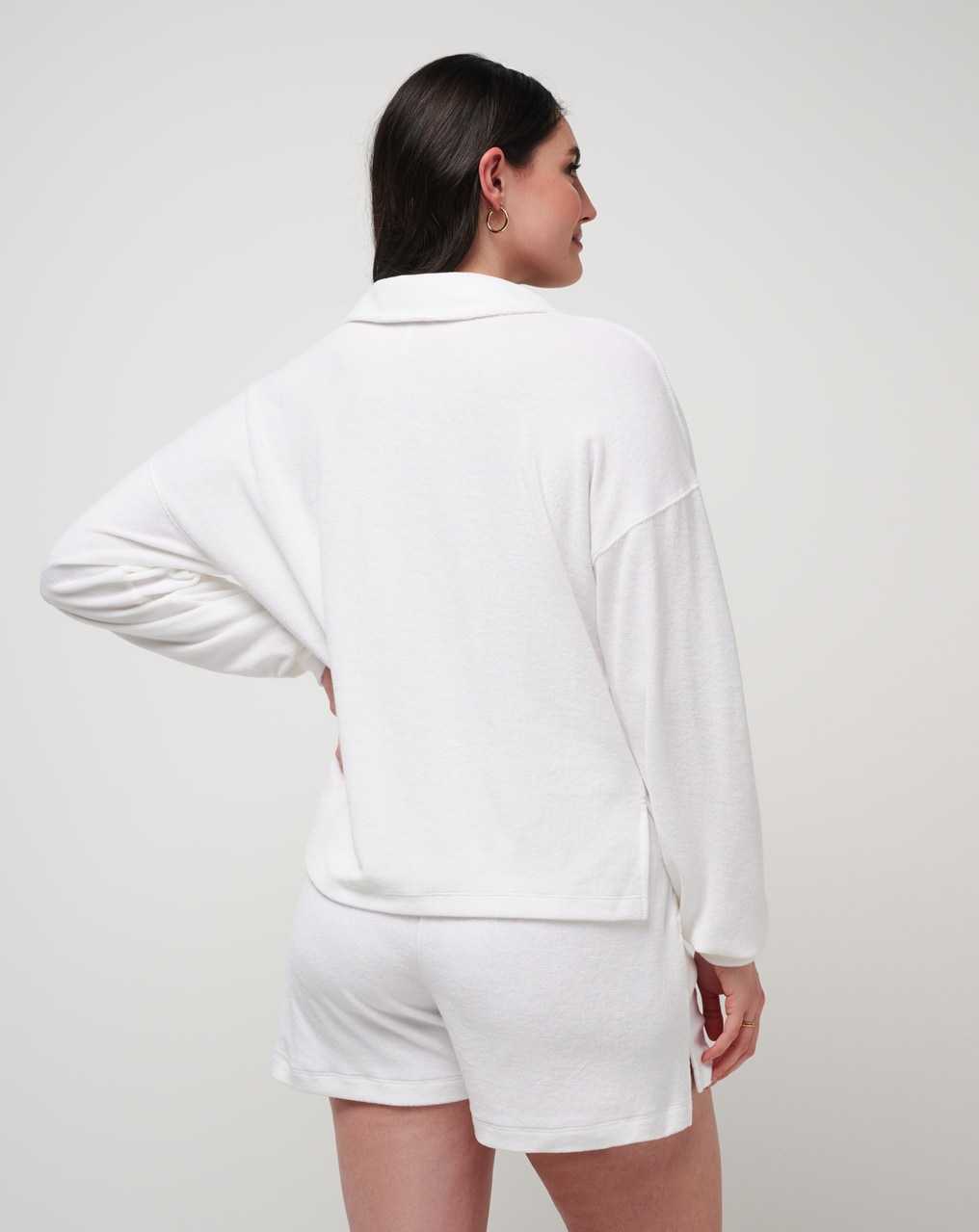 Travis Mathew Home Oasis Baby Terry Top White | LASNQWG-89