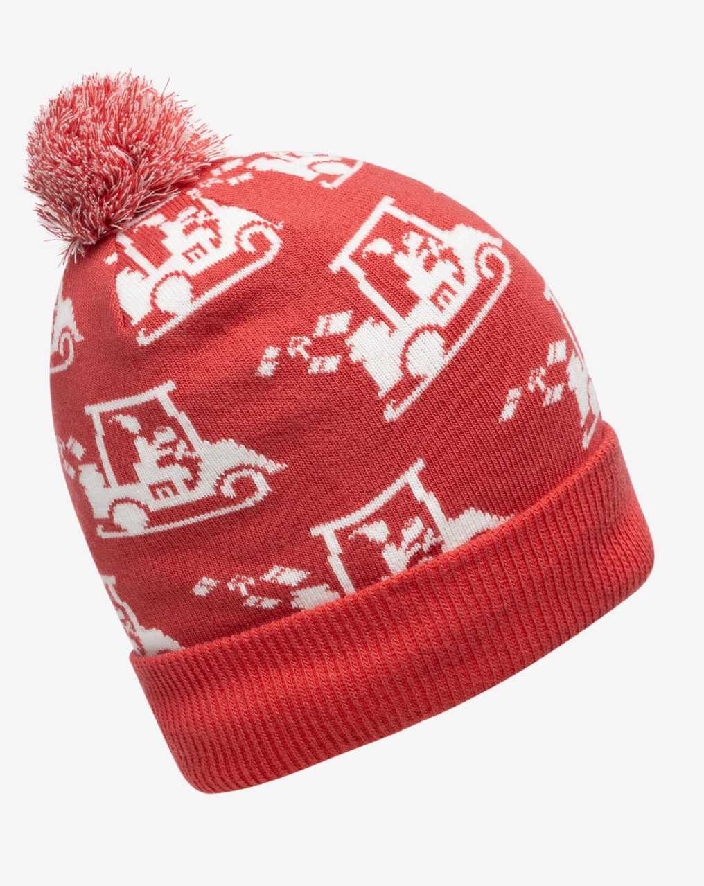 Travis Mathew Home Soon Beanie Red | VBDMACG-95