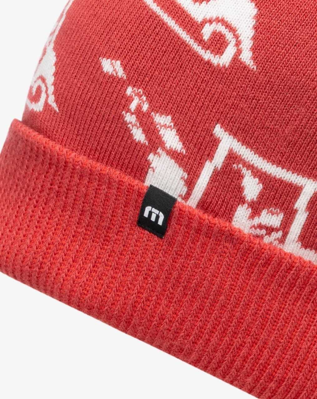 Travis Mathew Home Soon Beanie Red | VBDMACG-95