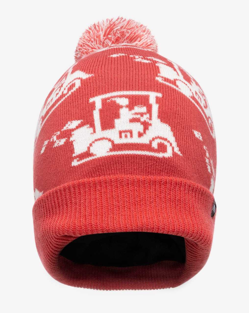 Travis Mathew Home Soon Beanie Red | VBDMACG-95