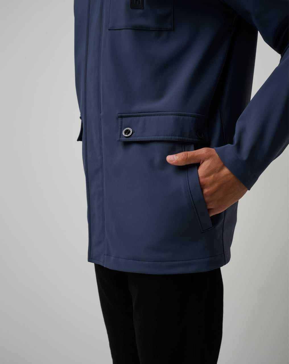 Travis Mathew Horizon Jacket Mood Indigo | KYCSFQZ-84