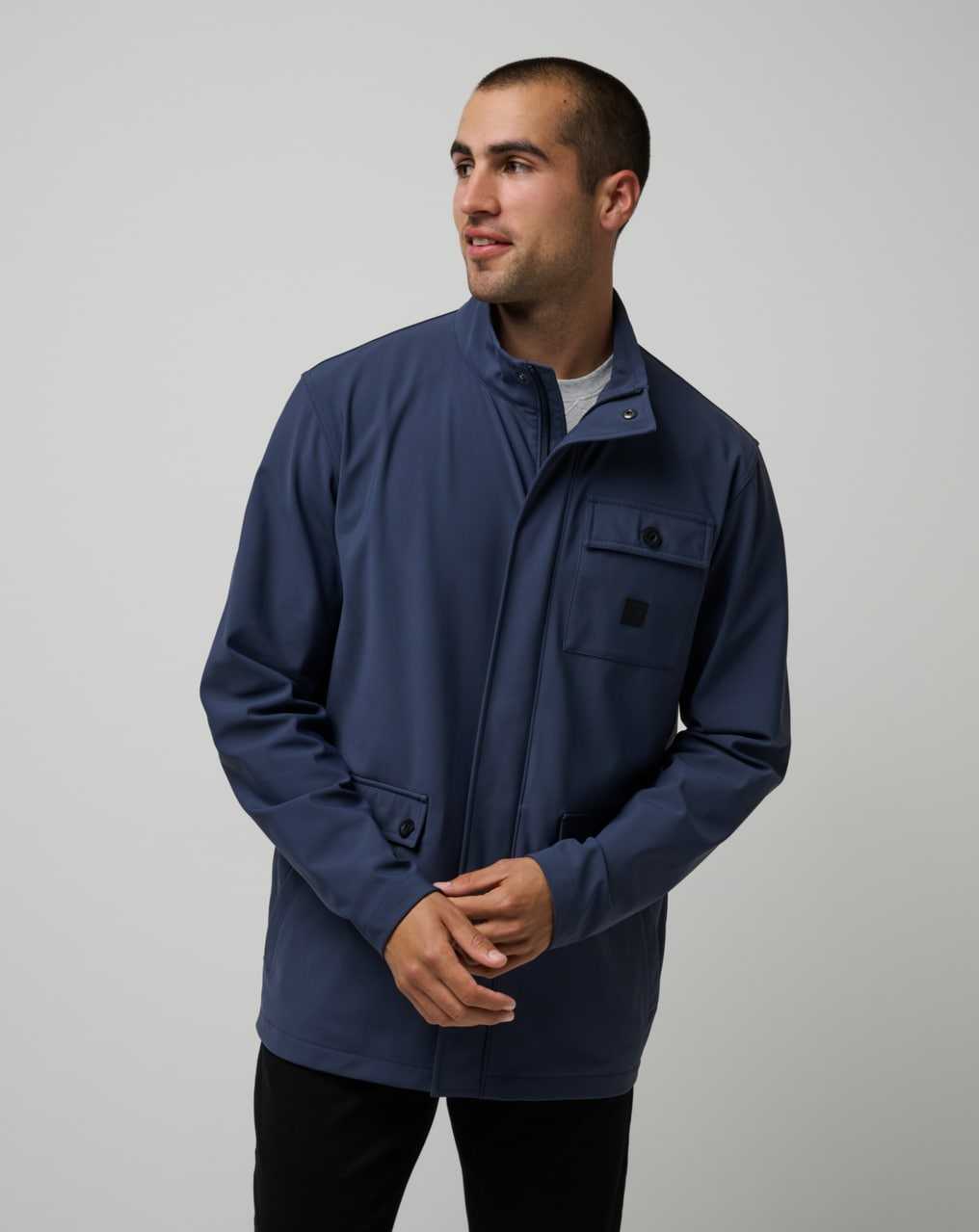 Travis Mathew Horizon Jacket Mood Indigo | KYCSFQZ-84