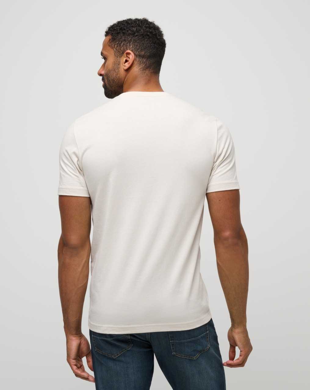 Travis Mathew Hot Buttered Rum Tee Moonbeam | IQCUOFY-24