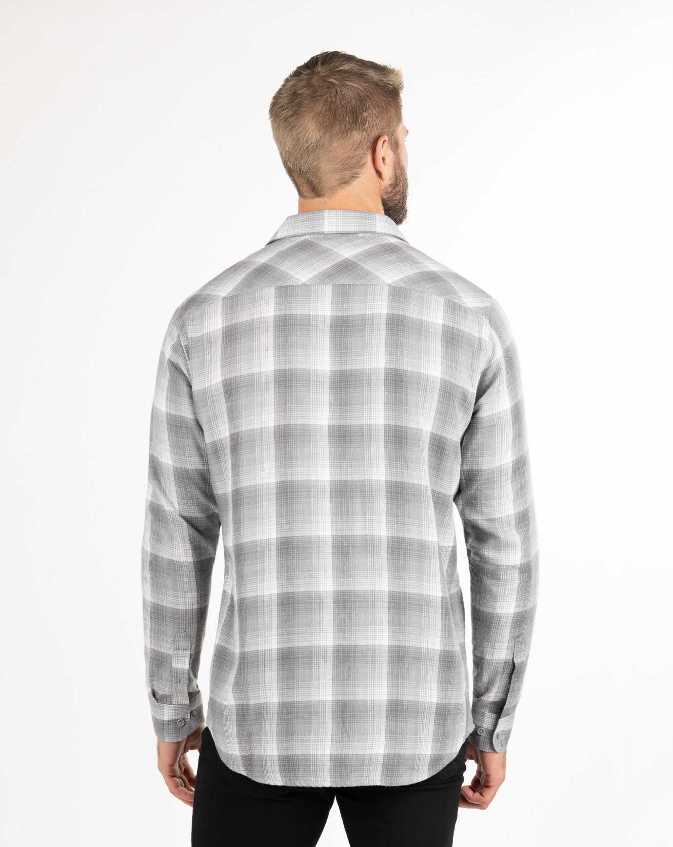 Travis Mathew Inland Button-up Heather Sleet | SFPNXLM-48