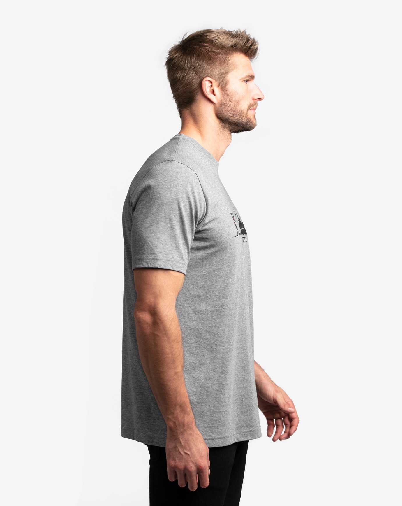 Travis Mathew Juicy Lucy Tee Heather Grey | MYTKEJH-81