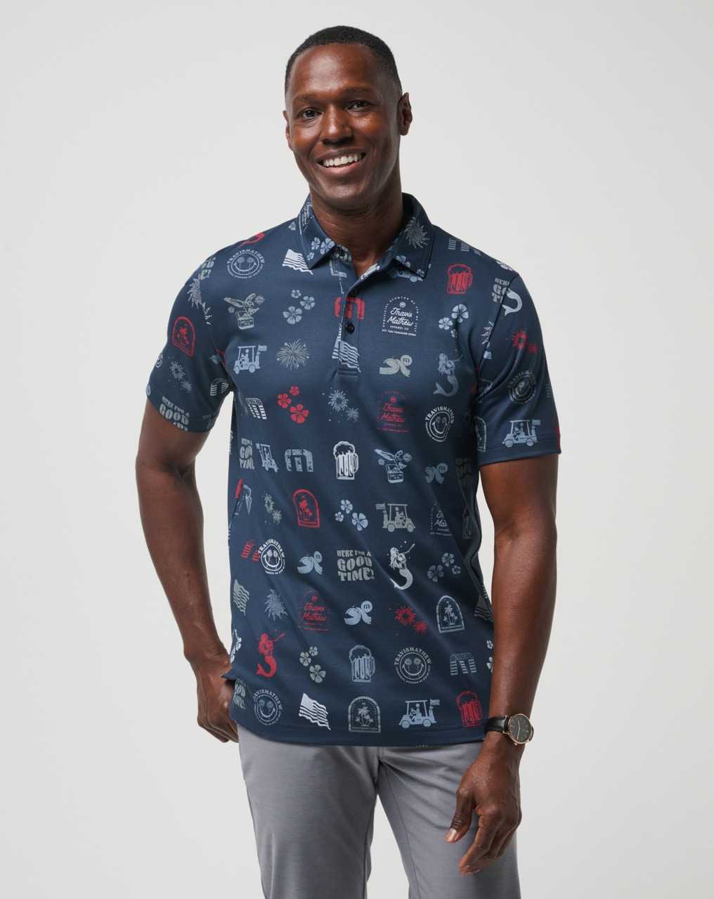 Travis Mathew Julyin Polo Total Eclipse | YTGLUNS-83