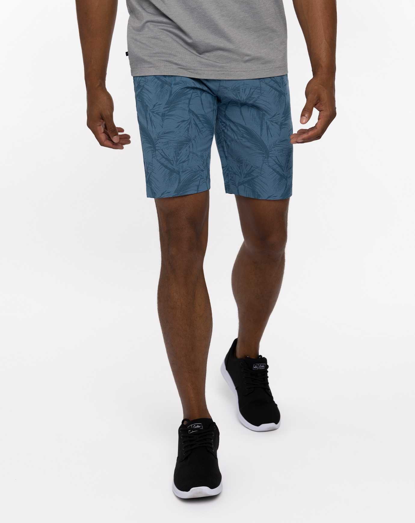 Travis Mathew Jungle Oasis Short 9in Heather Mid Blue | YXOVKIJ-71