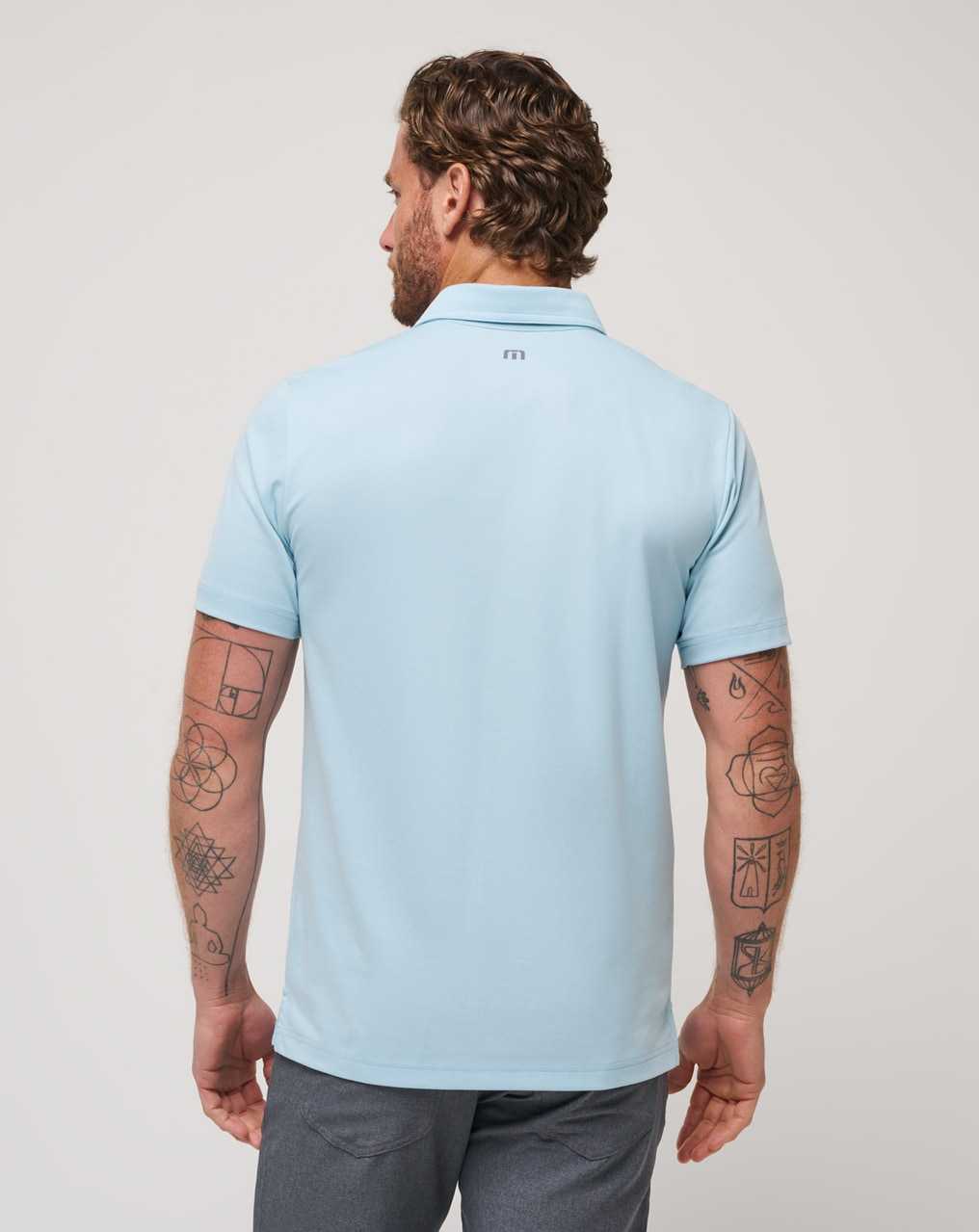 Travis Mathew Kalama Cove Polo Dream Blue | YXMNWUJ-14