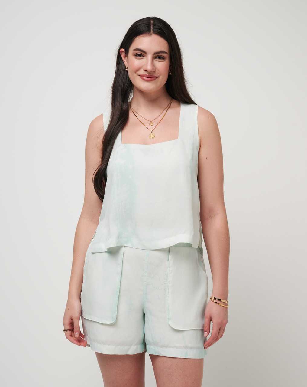 Travis Mathew Late Night, Just Right Tank Dusty Aqua | SYRTBGO-90