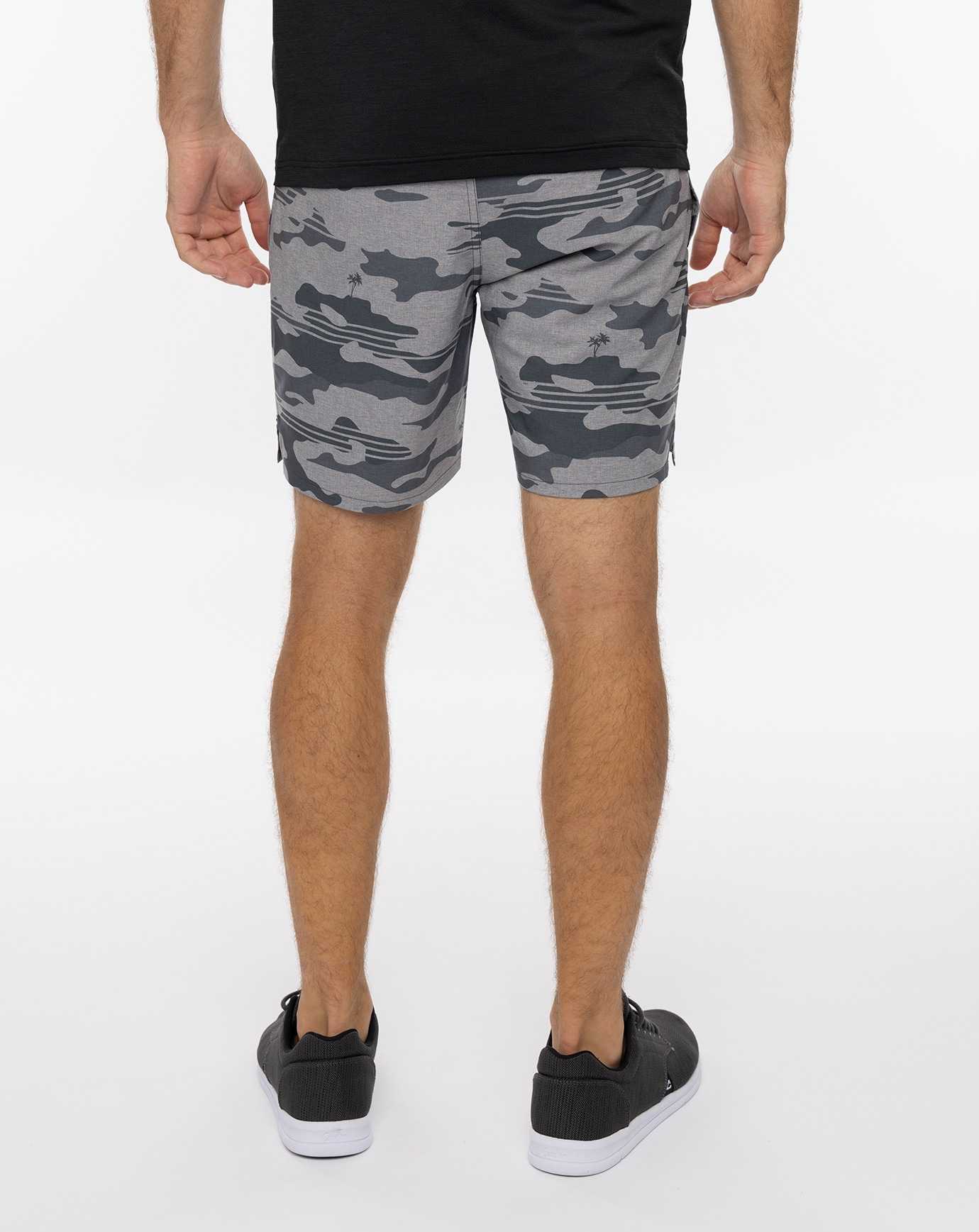 Travis Mathew Leader Board Active Short 7.5in Heather Grey | BPZYDMN-37