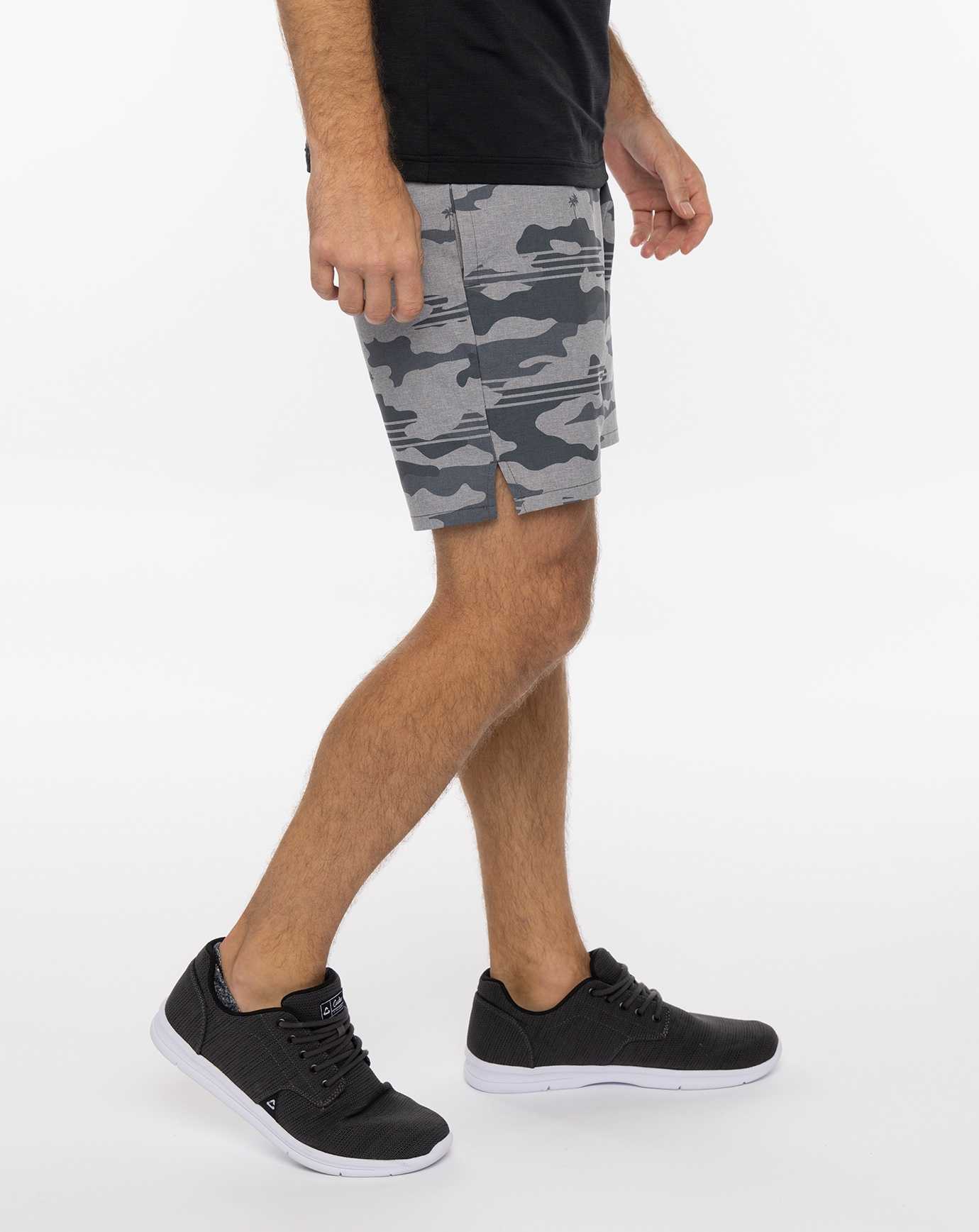 Travis Mathew Leader Board Active Short 7.5in Heather Grey | BPZYDMN-37