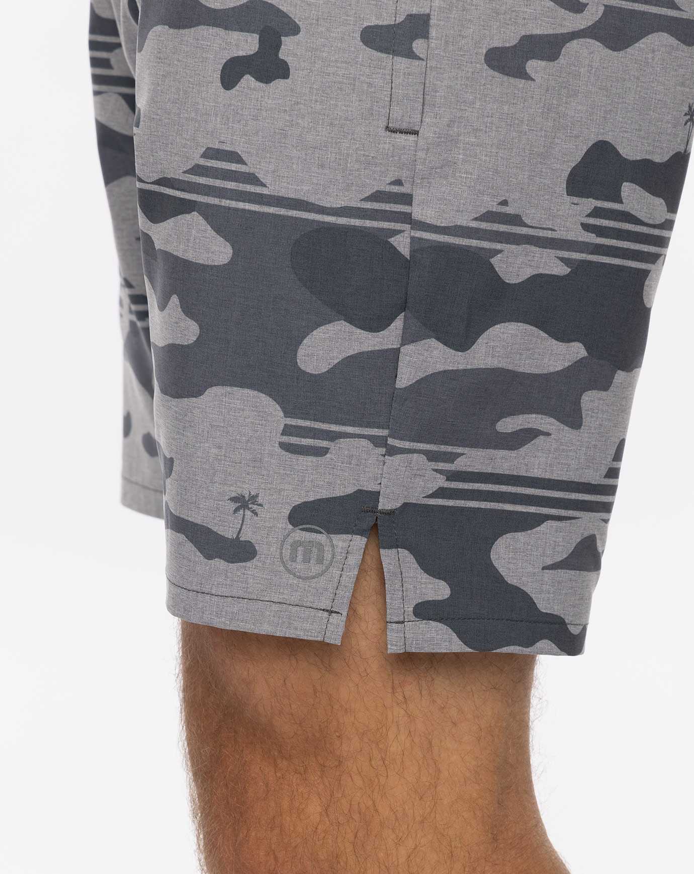 Travis Mathew Leader Board Active Short 7.5in Heather Grey | BPZYDMN-37