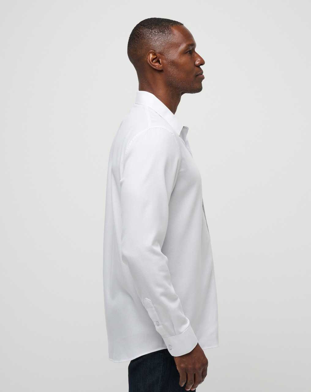 Travis Mathew Little Leary Button-up White | KMFUGLE-01