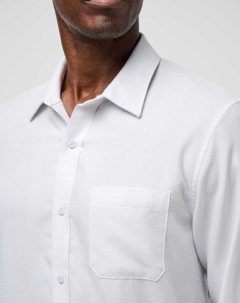 Travis Mathew Little Leary Button-up White | KMFUGLE-01