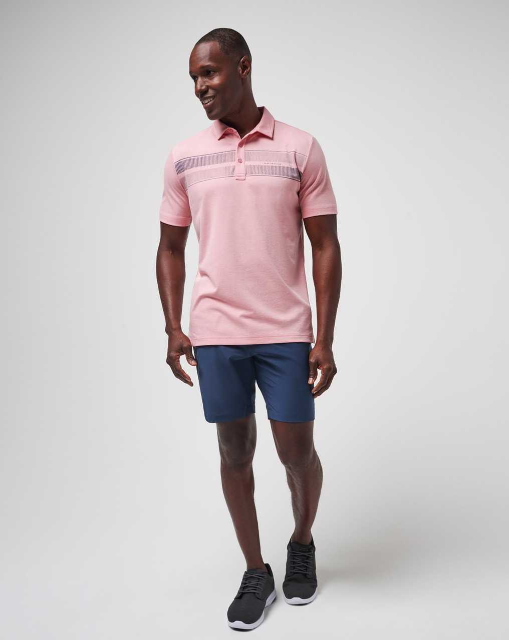 Travis Mathew Local Discount Polo Heather Blush | DFTJNIP-78